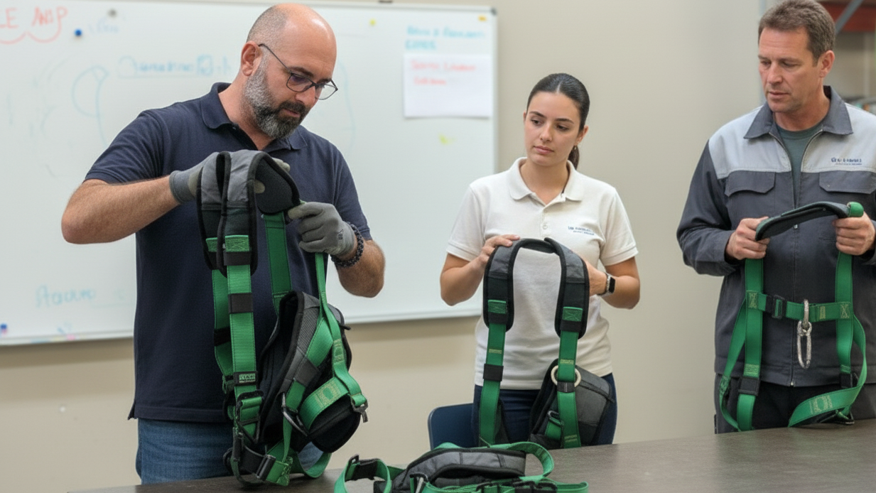 Quelle formation à la vérification des harnais antichute ?